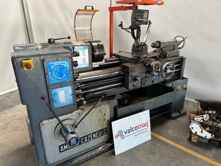 Torno Amutio Cazeneuve Modelo HB 500 de 1000 mm e.