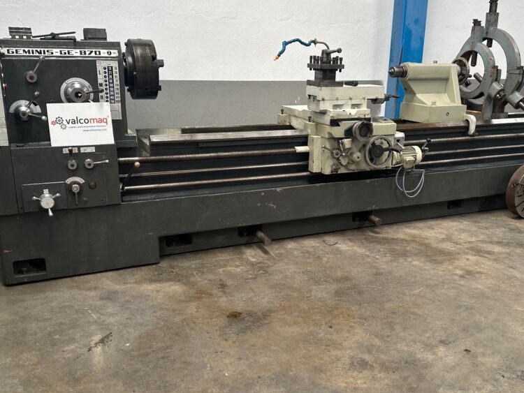 Torno GEMINIS modelo GE 870 x 4000 mm e.p
