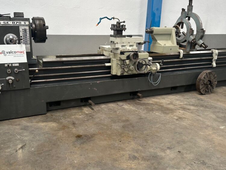 Alternative view of Geminis GE870 Lathe – 4000 mm