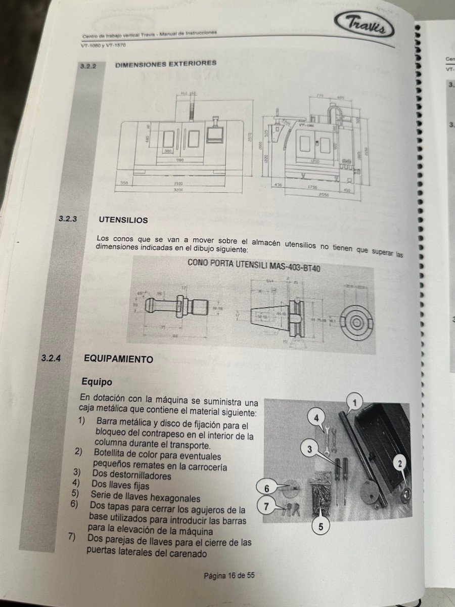 Centro de mecanizado Travis VT 1750 - Imagen 9