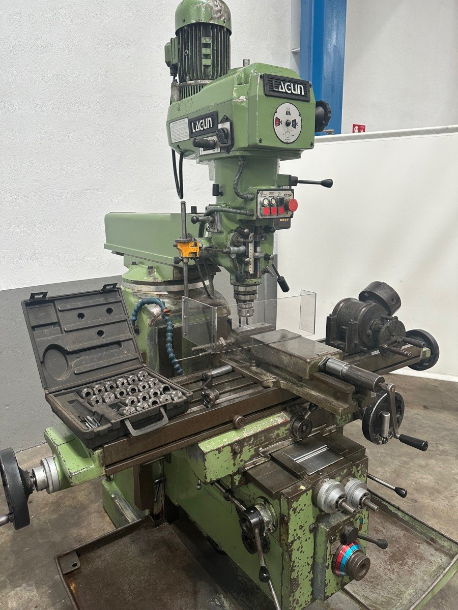 Fresadora Lagun FTV4, cabezal variable y mesa amplia - Imagen 6