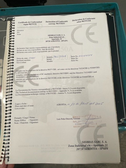 Sierra automática Sabi PBS 250A con CNC - Imagen 13