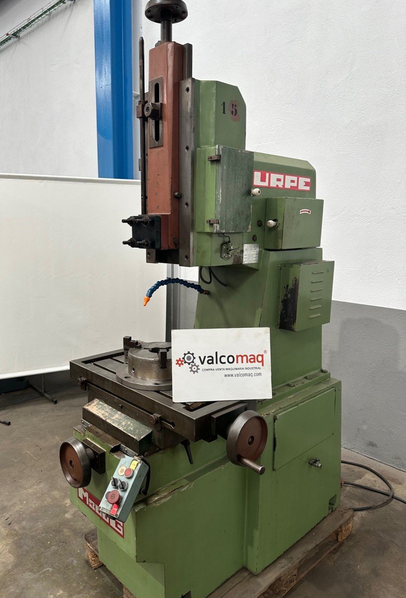 Mortajadora Urpe modelo M-300 G de cabezal inclinable 45º