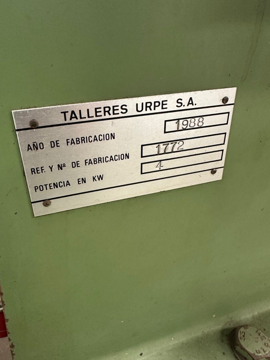 Mortajadora Urpe modelo M-300 G de cabezal inclinable 45º - Imagen 8