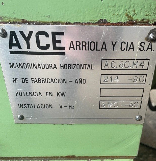 Mandrinadora AYCE modelo AC 80 4m - Imagen 6