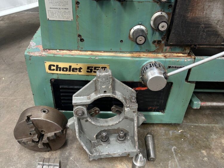 Alternative view of H. Ernault Somua Cholet 550 Lathe – 1600 mm