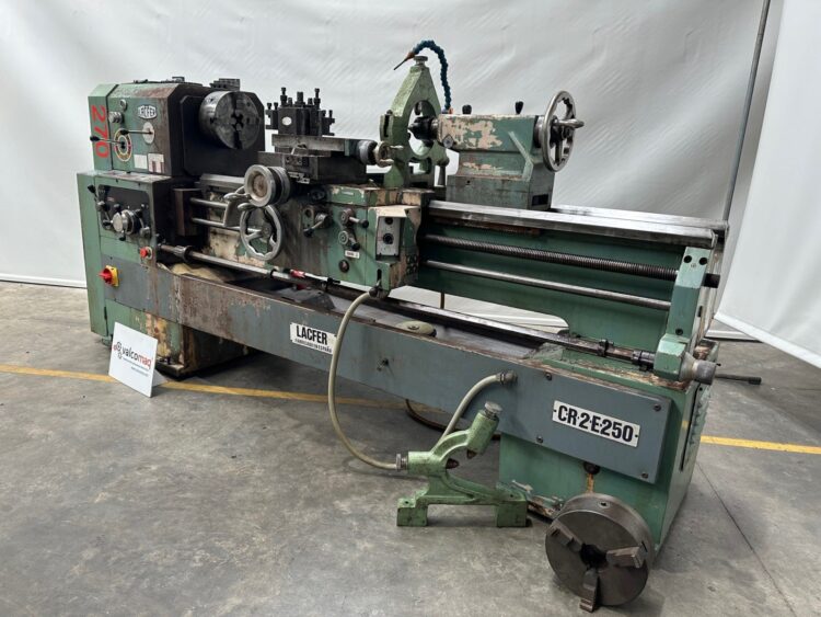 Alternative view of Lacfer C-R-2E-250 Lathe – 1500 mm