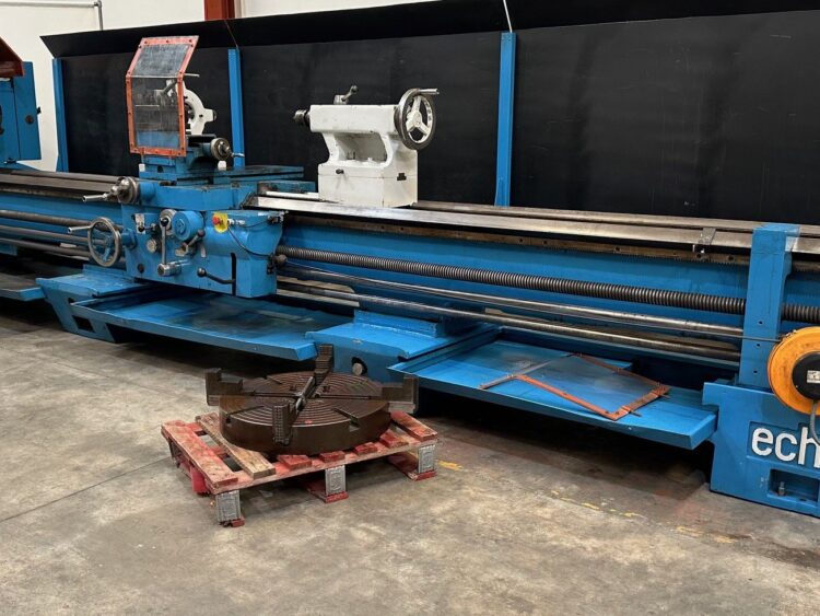Alternative view of Echea AII Lathe – 5000 mm between centers