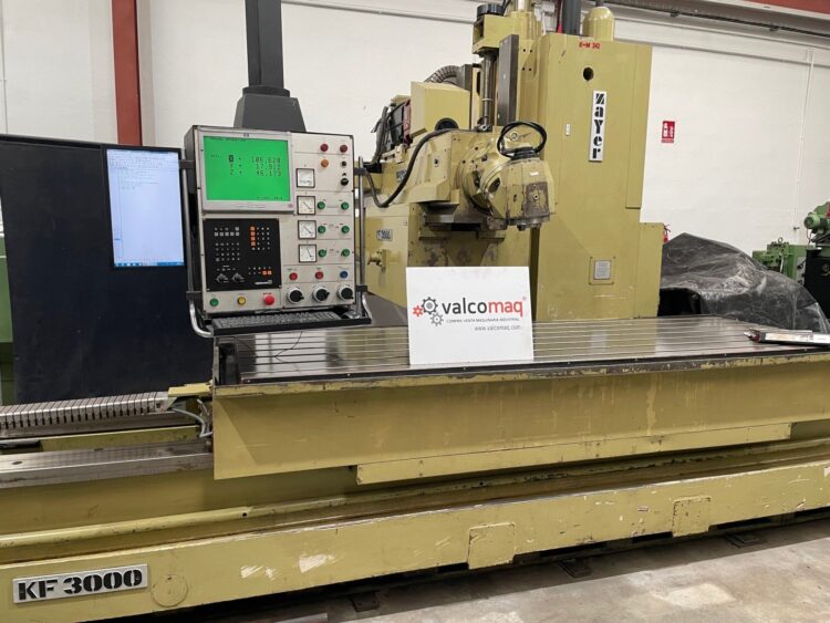 Alternative view of Zayer KF 3000 Fixed Bed Milling Machine with Heidenhain CNC