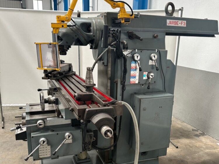 Jarbe F3 Universal Milling Machine with Huron Head and Fagor DRO