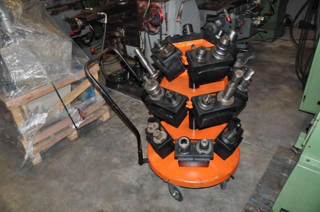 Alternative view of Tool Cart for 32 ISO 50 Holders with Cones Included