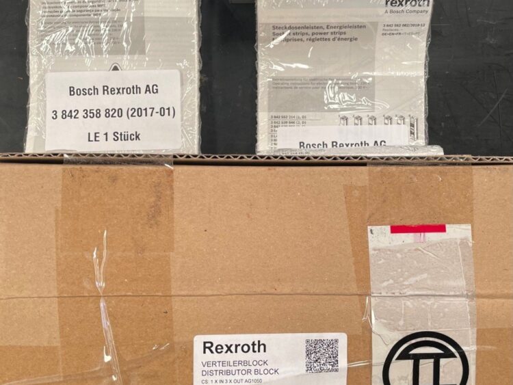 Material Rexroth Driver–Control Training MNR 3841055145 con Verteilerblock