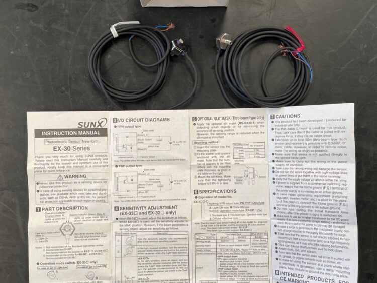 Alternative view of Barrera Fotoeléctrica Panasonic Sunx EX33-PN Sensor Optoelectrónico
