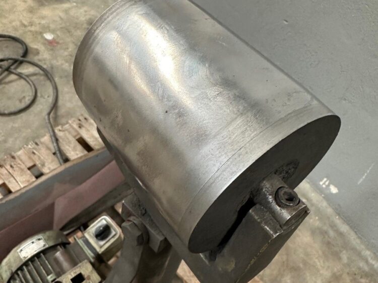 Alternative view of Lathe Sanding/Polishing Arm with 4 HP Motor