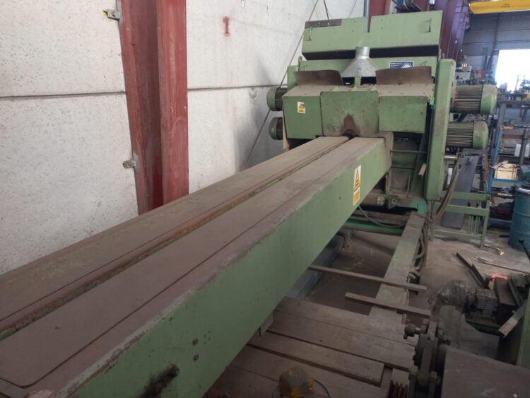 Escuadradora de 3 Caras Bonany B12 D con Módulos de Corte y Discos de Widia