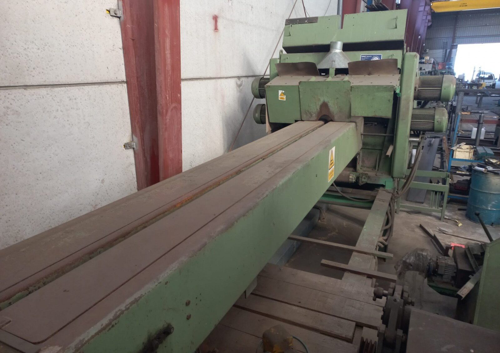 Escuadradora de 3 Caras Bonany B12 D con Módulos de Corte y Discos de Widia