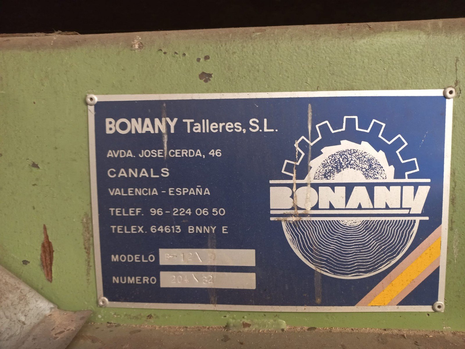 Escuadradora de 3 Caras Bonany B12 D con Módulos de Corte y Discos de Widia - Imagen 10