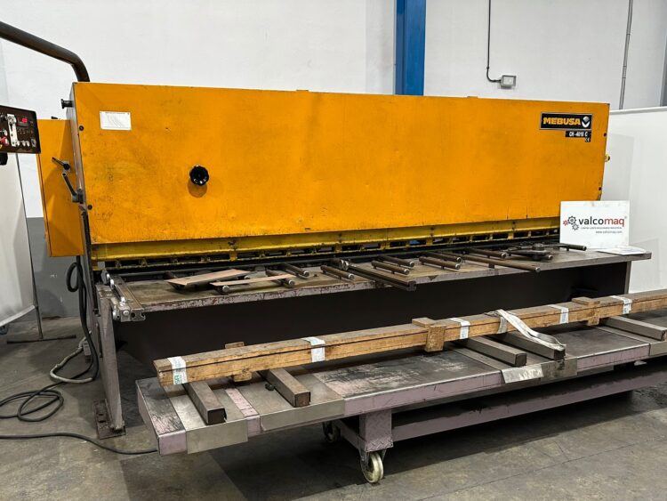 Cizalla Hidráulica Mebusa CH 4010 de 4050 × 10 mm con Tope Motorizado