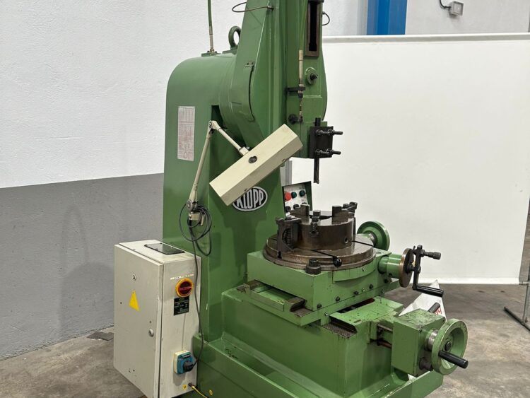 Mortajadora Alemana Klopp GR 260 con Cabezal Inclinable y Mesa 435×235 mm