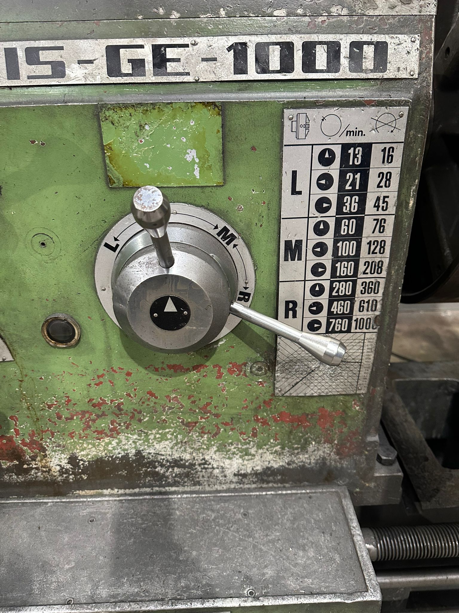 Torno Geminis GE 1000 de 2000 mm entre Puntos con Visualizador de Cotas - Imagen 5