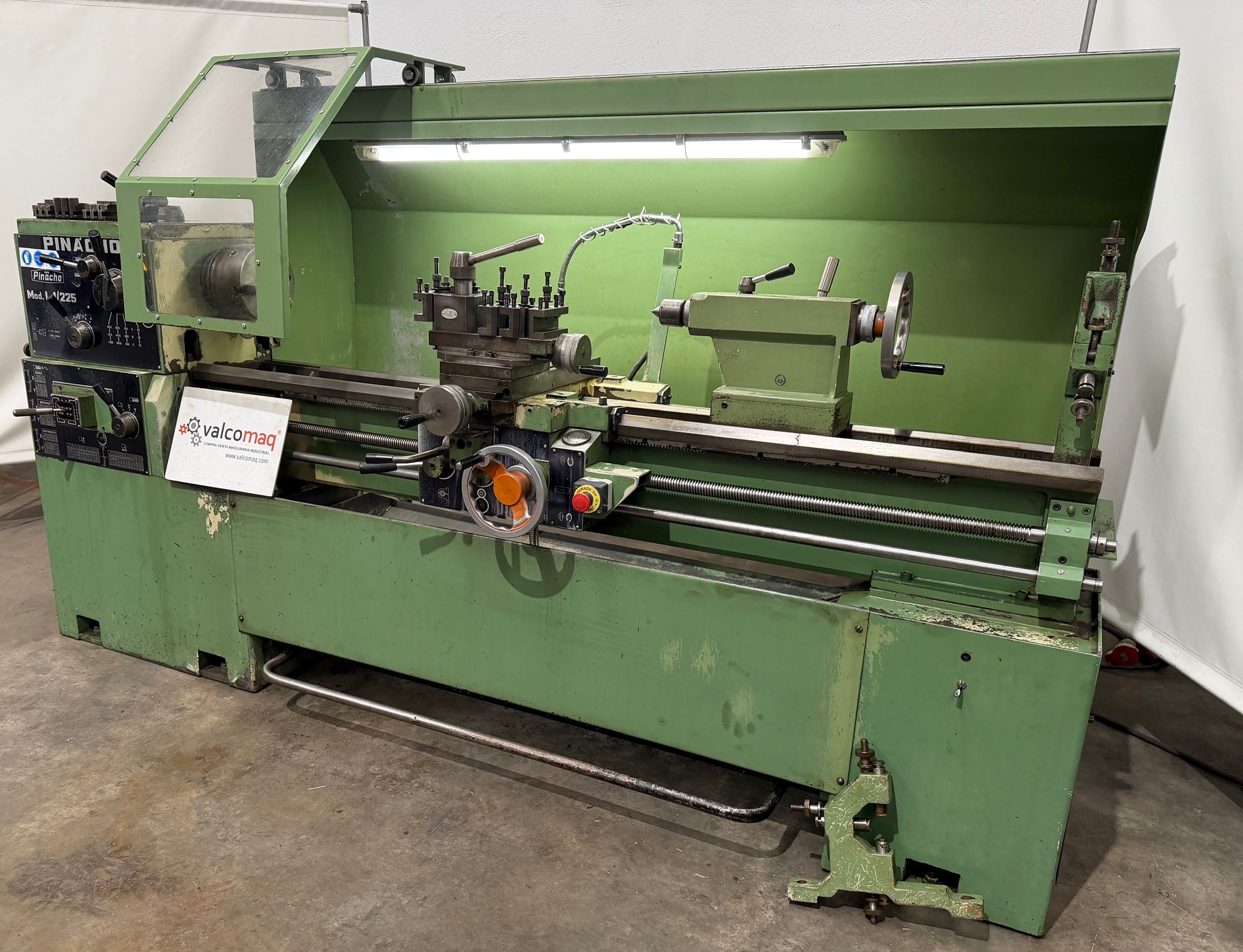 Pinacho L1 225 Lathe 1600 mm Between Centers with Steady Rest - Image 6