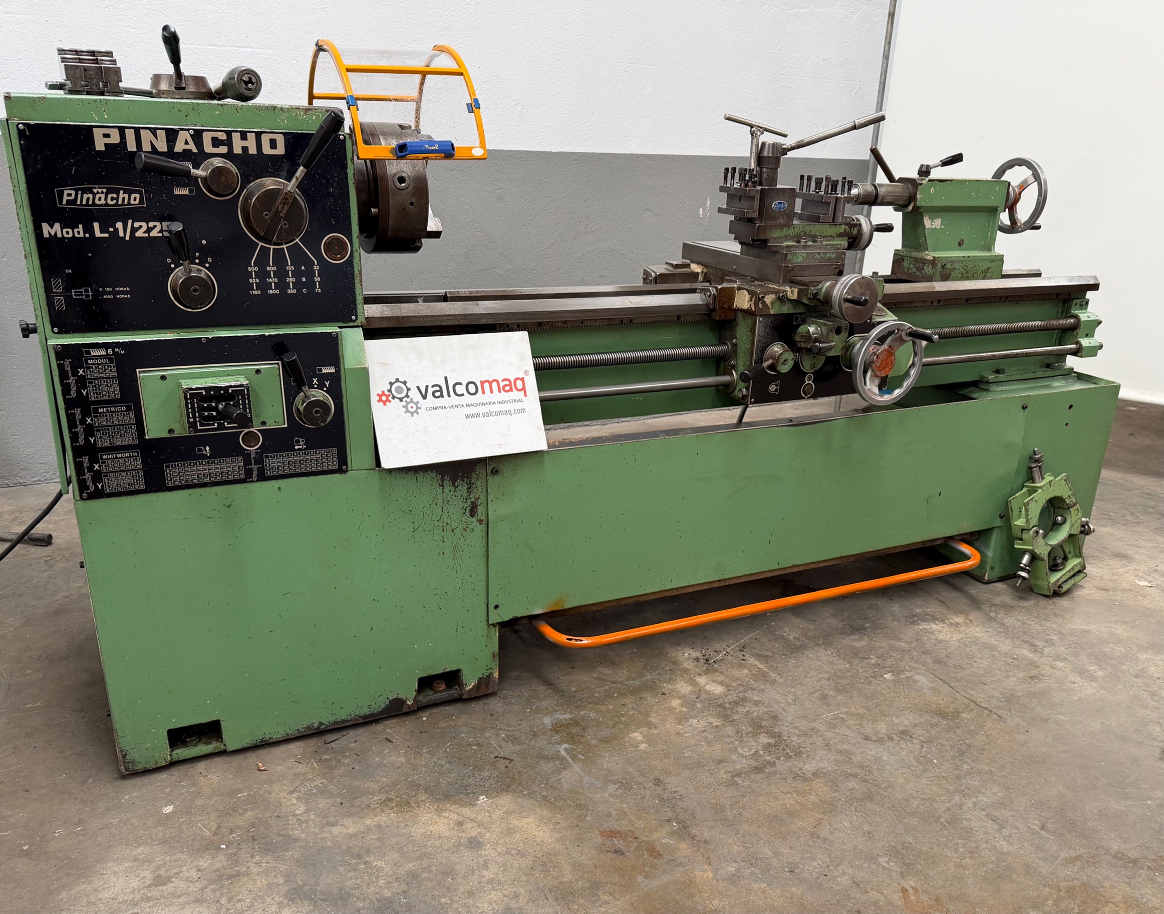 Pinacho L1 225 Lathe 1600 mm b.c. with Steady Rest - Image 6