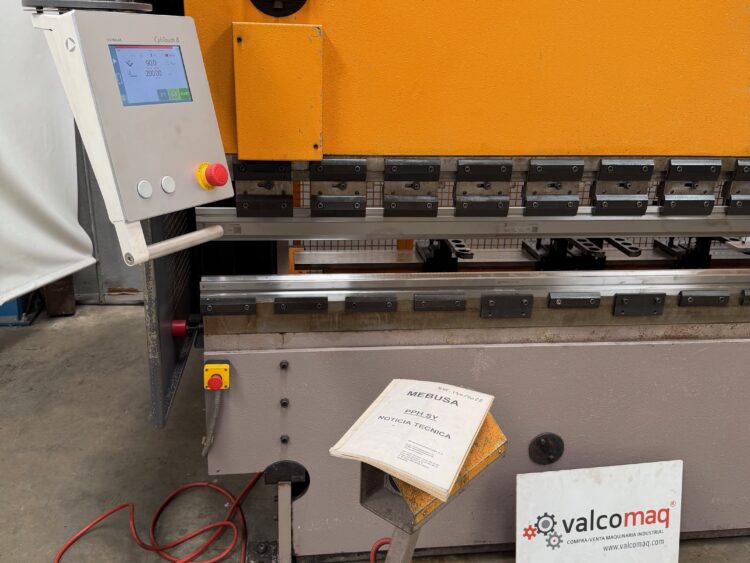 Alternative view of Mebusa SY 80/30 CNC Press Brake 3150 mm × 80 Tons with Cybelec CybTouch 8