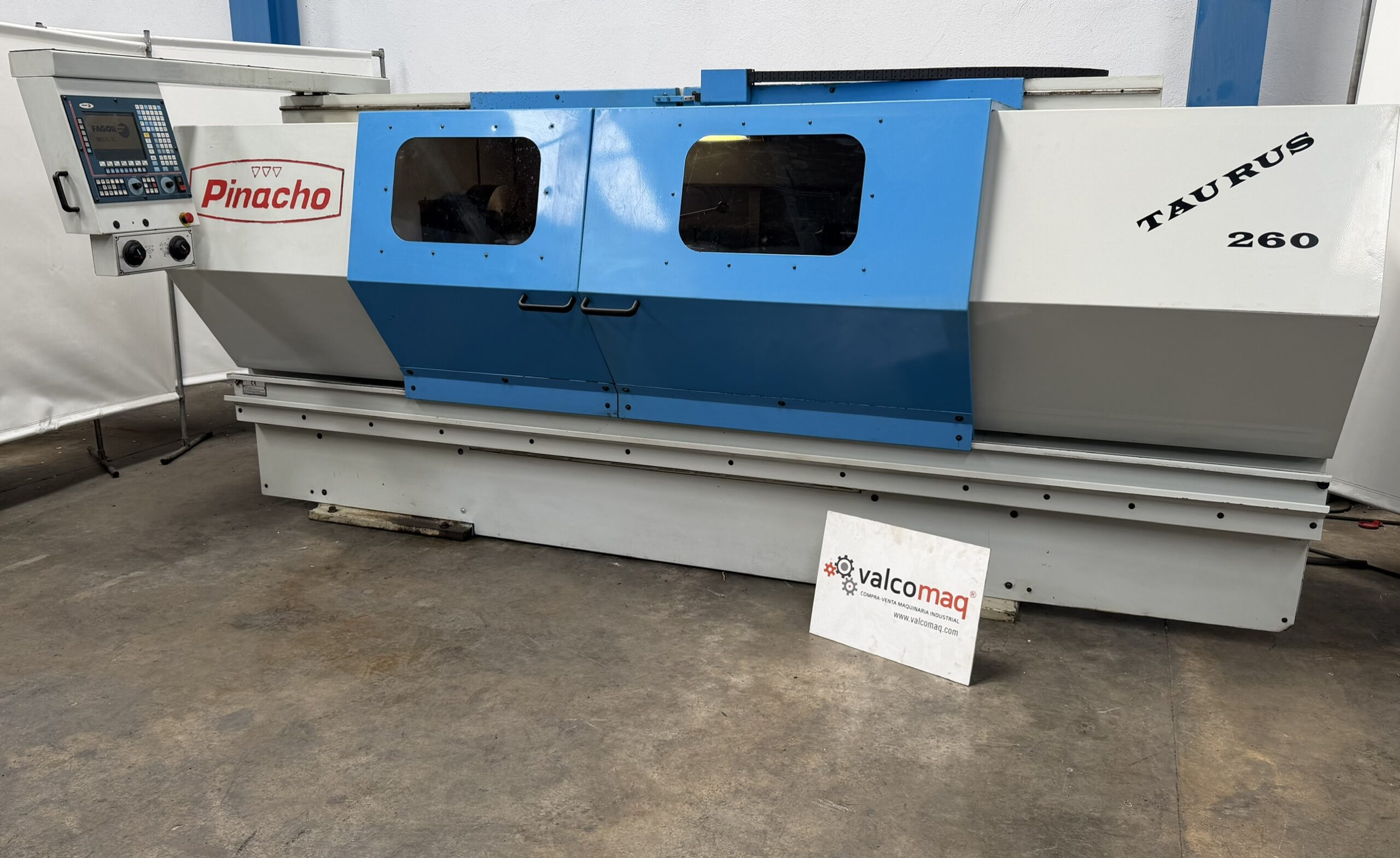 Torno CNC Pinacho Taurus-260 con Control Fagor 8055 - Imagen 2