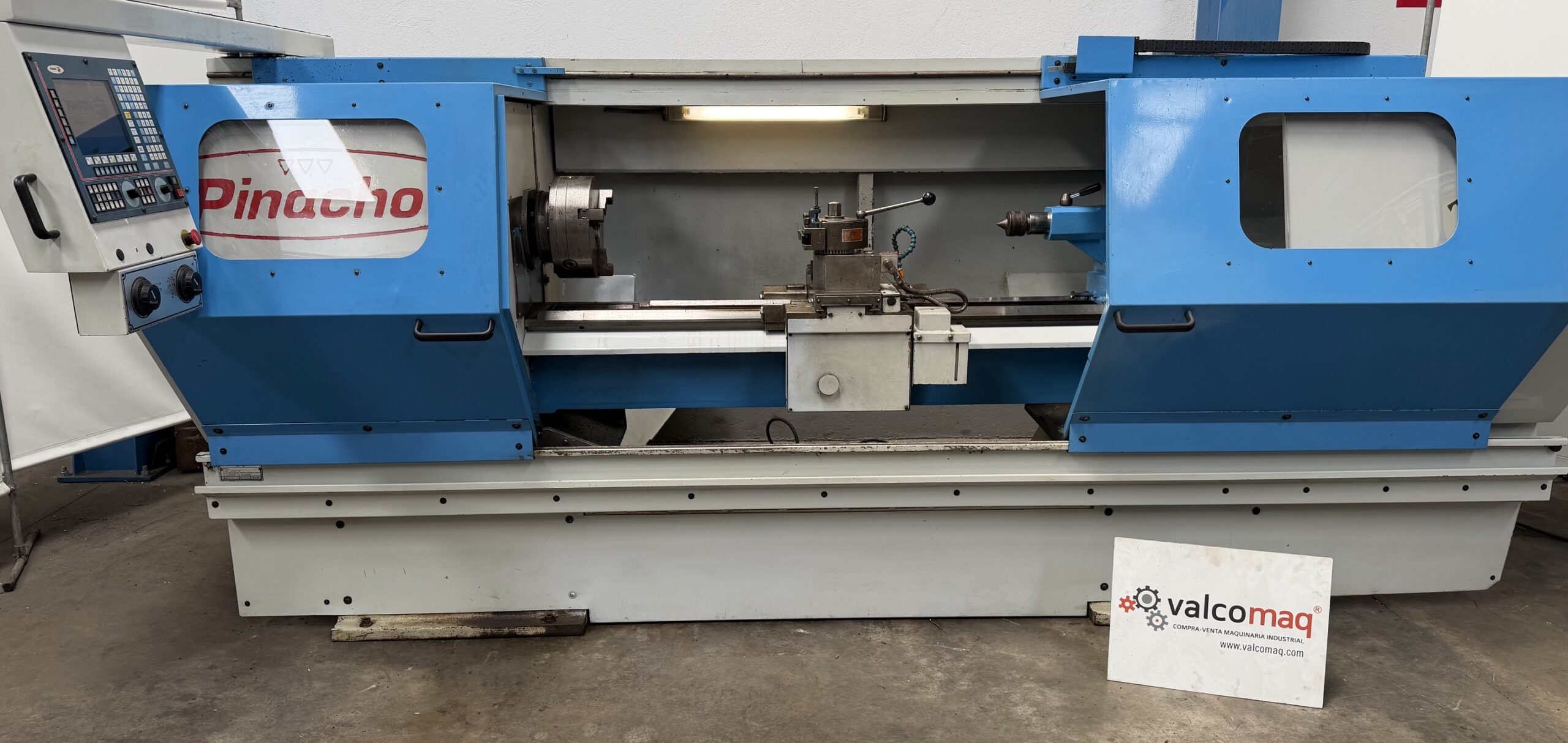 Torno CNC Pinacho Taurus-260 con Control Fagor 8055