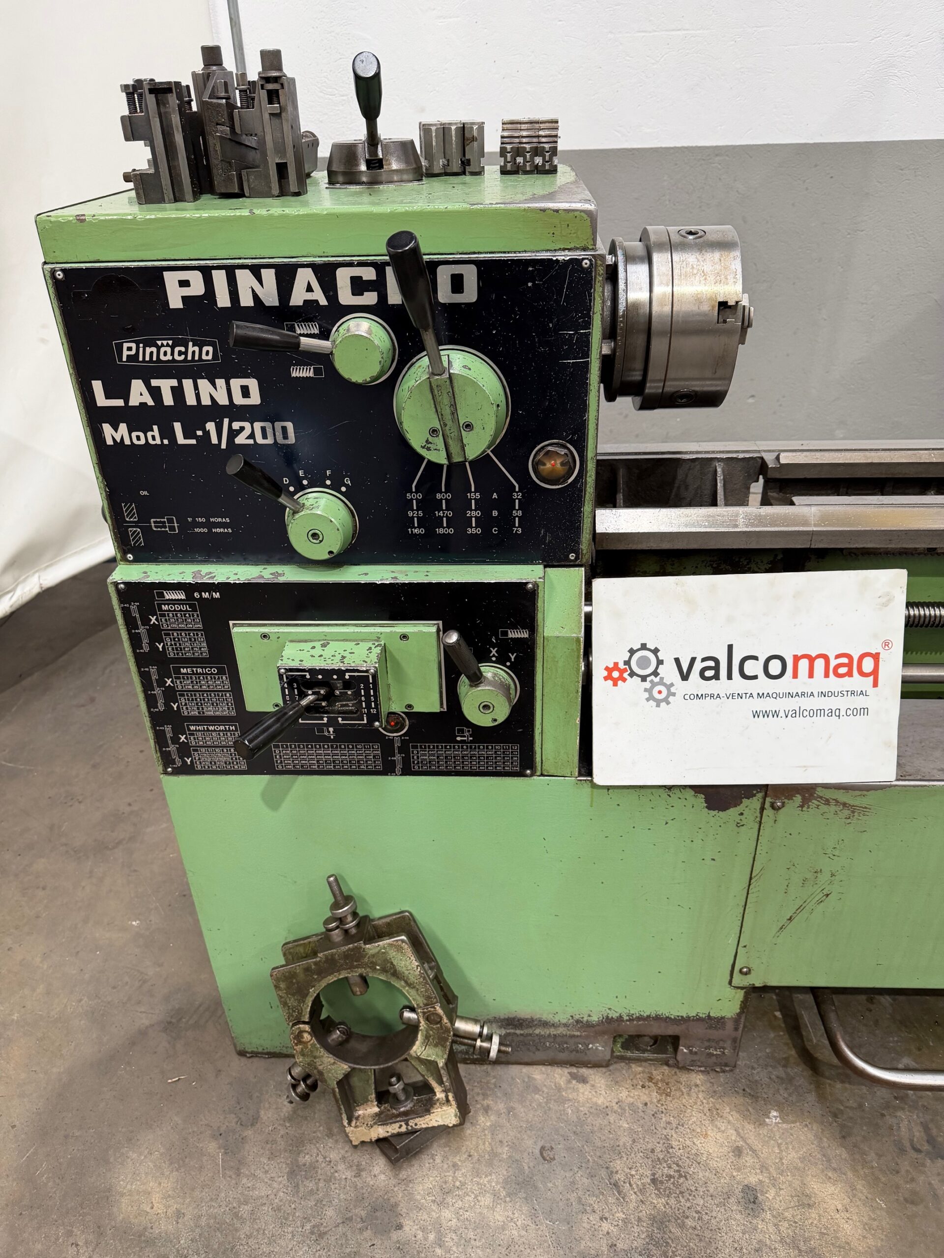 Torno Pinacho L1 200 × 1100 mm - Imagen 3