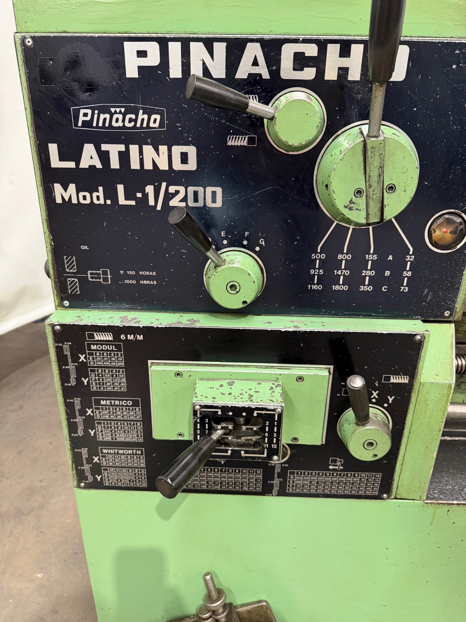 Torno Pinacho L1 200 × 1100 mm - Imagen 5