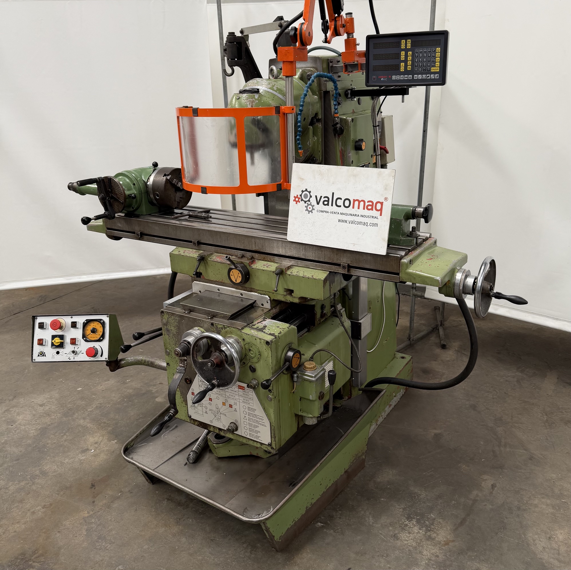 Fresadora Universal Lagun FU-125 con Cabezal Huron ISO 40
