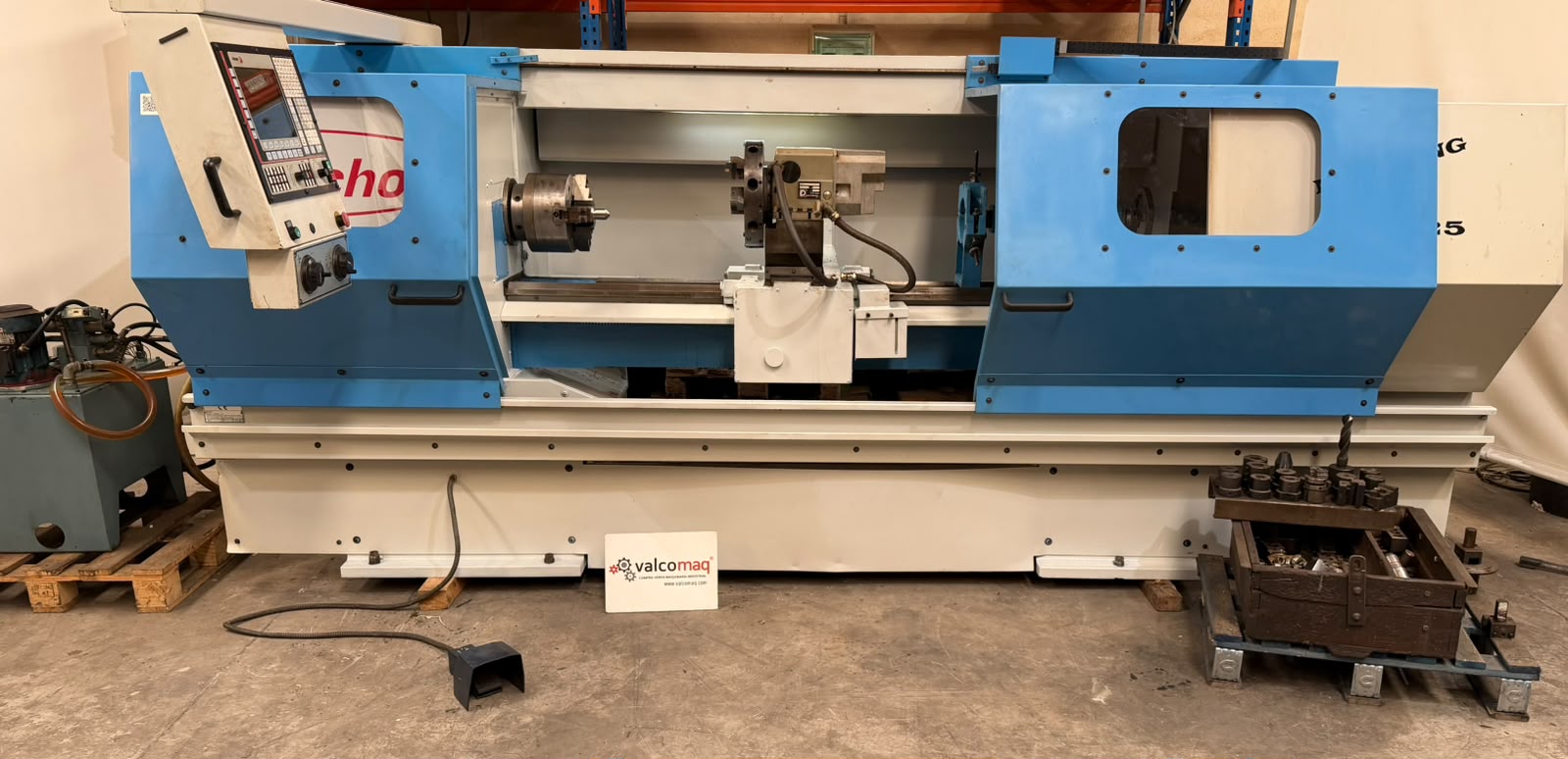 Pinacho Mustang 225 CNC Lathe 1600 mm Between Centers with Fagor 8055 - Image 2