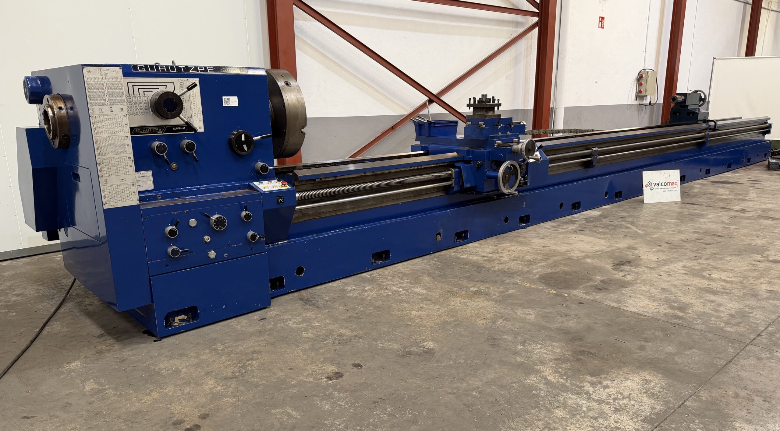 Torno Gurutzpe Super AT 400 de 10000 mm entre Puntos con Sistema Torbellino