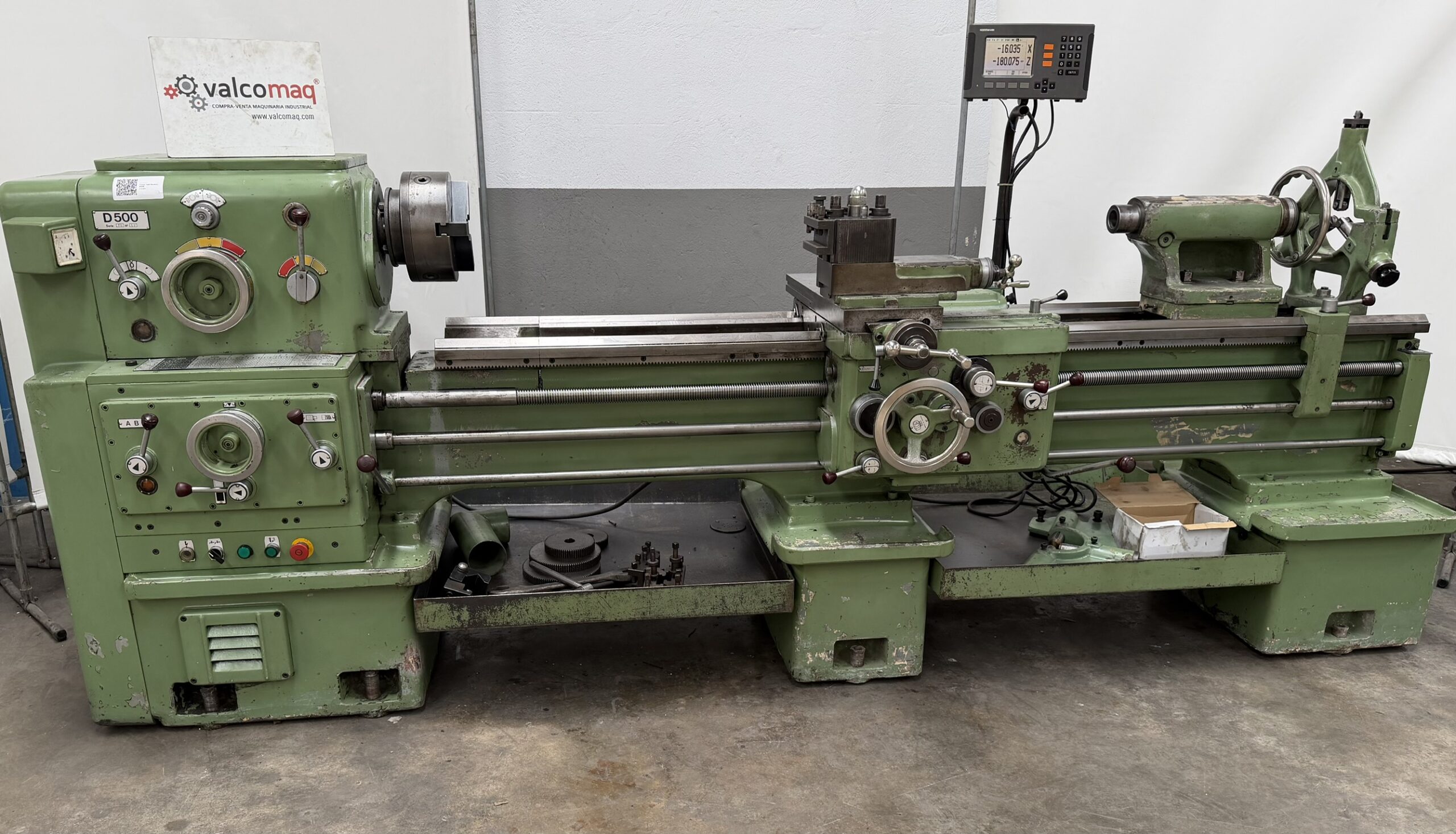 Torno Tor D500 × 2000 mm con Visualizador Heidenhain