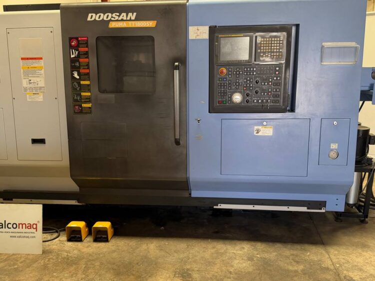 Torno CNC de Doble Torreta Doosan Puma TT1800 SY con Subhusillo