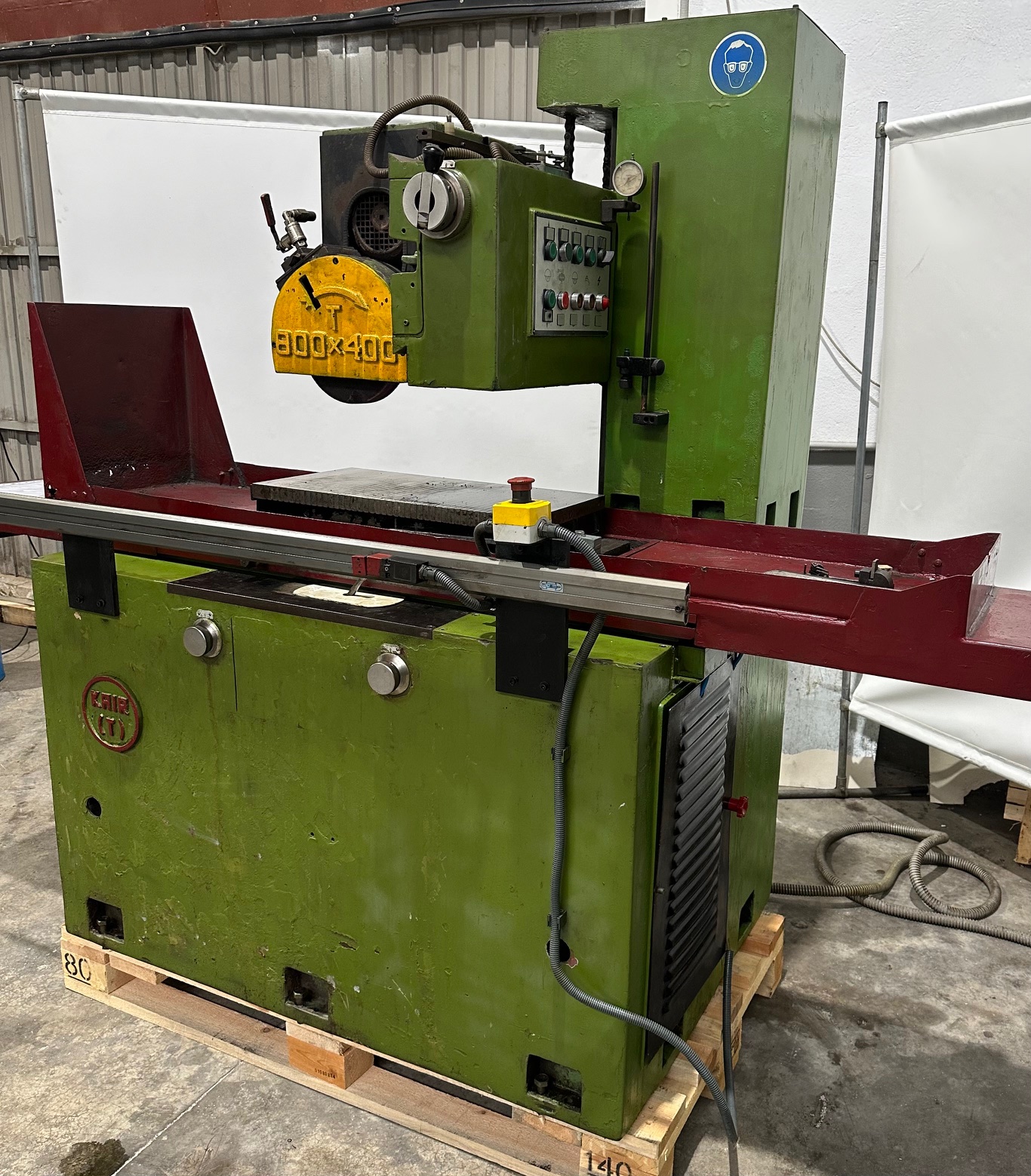 Rectificadora Tangencial Kair TM 800 × 400 con Plato Magnético - Imagen 2