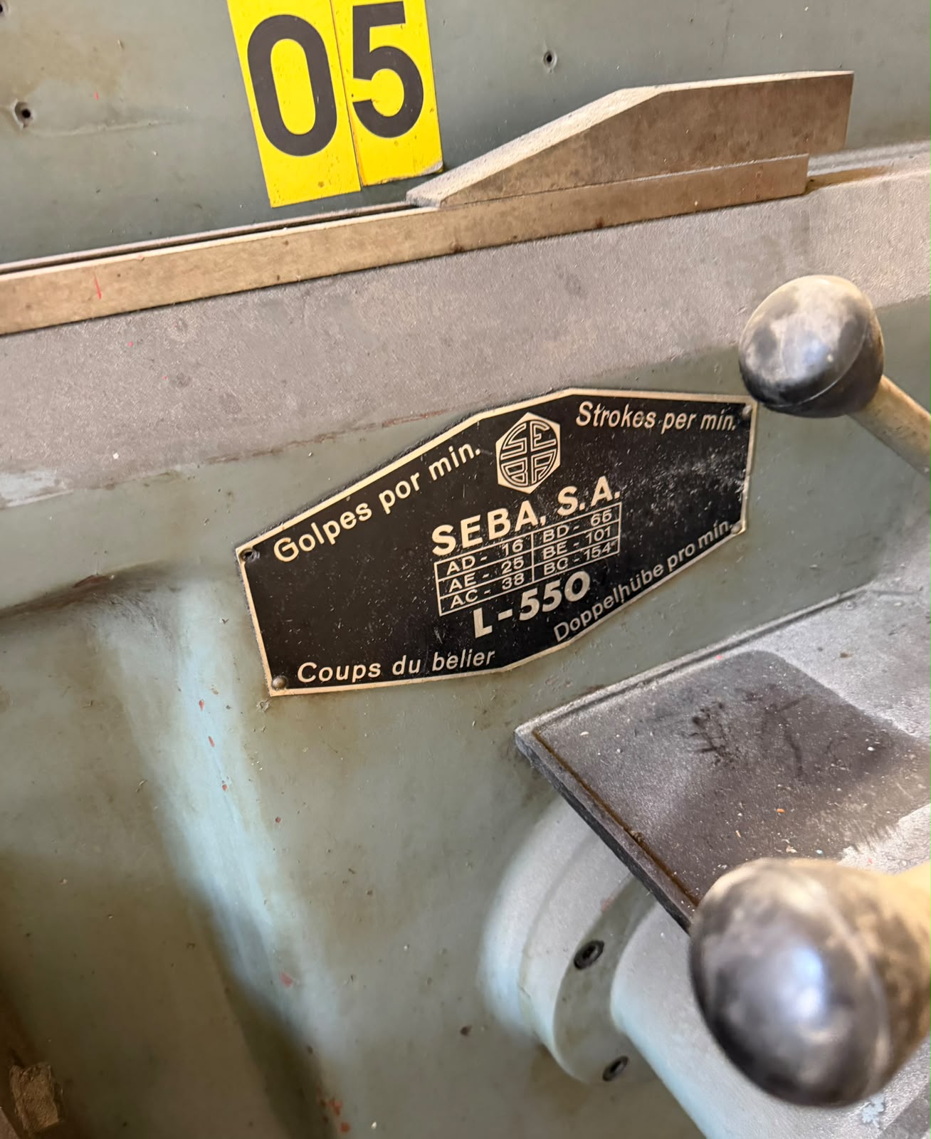 Sebas L550 Shaping Machine with Two Magnetic Chucks - Image 6