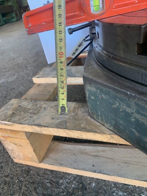 Divisor Plano Meca Inclinable a 90° con Plato Ø 400 mm - Imagen 4