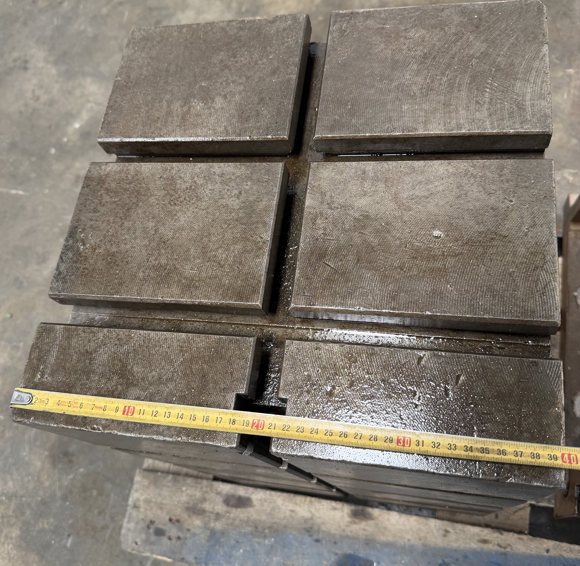 Cast Iron Slotted Angle Plates 400 × 400 × 550 mm (2 Units) - Image 5