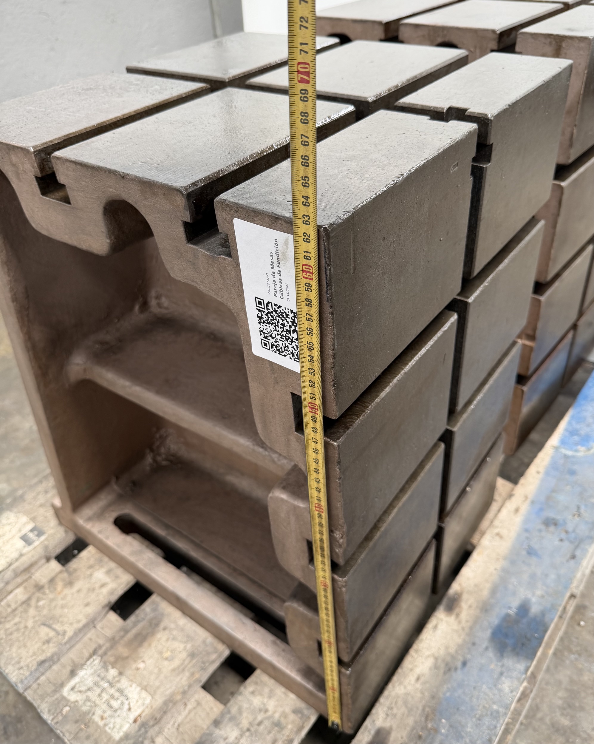 Cast Iron Slotted Angle Plates 400 × 400 × 550 mm (2 Units) - Image 8