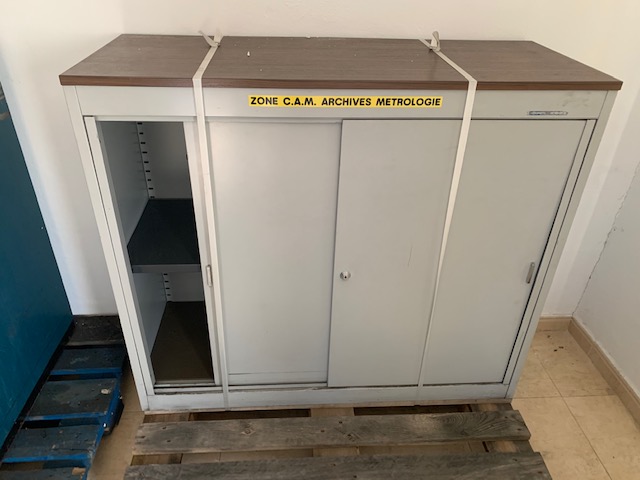Industrial Metal Storage Cabinet with Shelves 1200 × 470 × 1030 mm