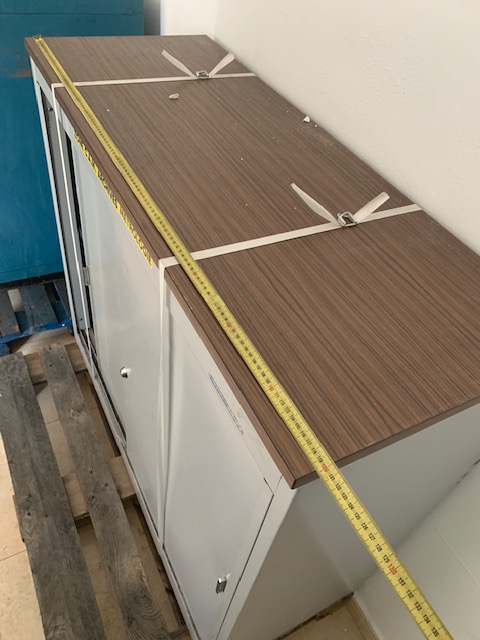 Industrial Metal Storage Cabinet with Shelves 1200 × 470 × 1030 mm - Image 2