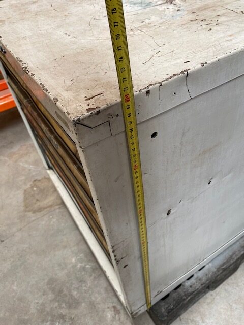 Industrial Metal Cabinet with 5 Drawers 720 × 720 × 700 mm - Image 4