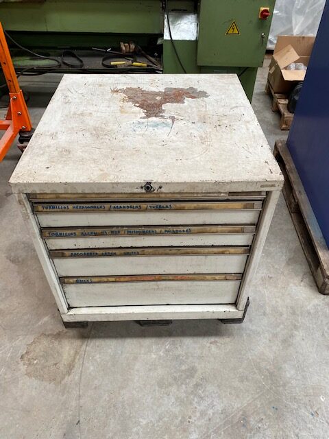 Industrial Metal Cabinet with 5 Drawers 720 × 720 × 700 mm - Image 7