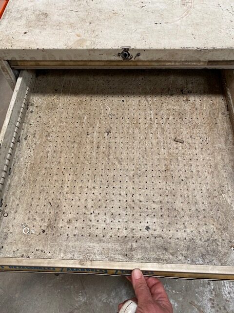 Industrial Metal Cabinet with 5 Drawers 720 × 720 × 700 mm - Image 9
