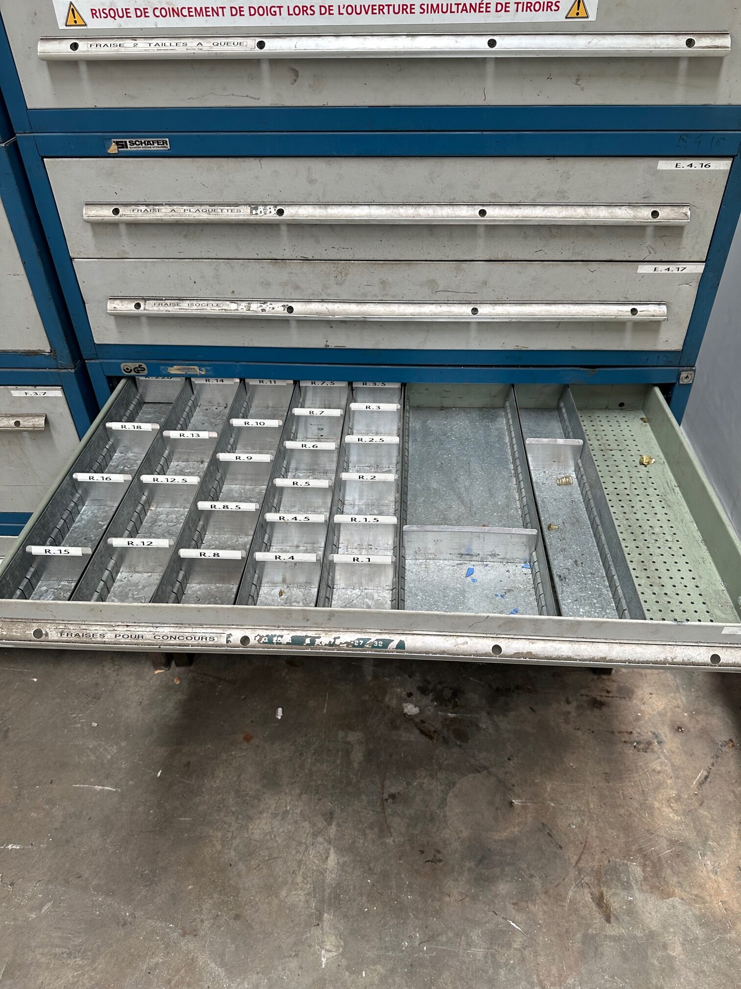 Set of Metal Storage Cabinets with 15 Drawers - Image 13