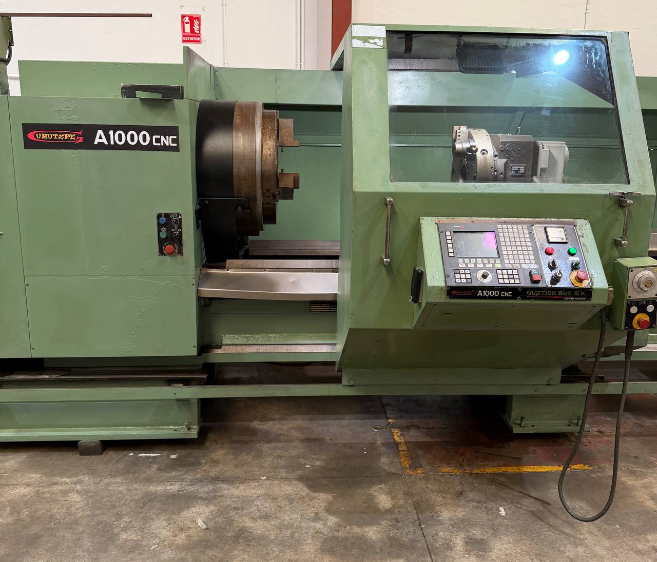 Gurutzpe A1000 CNC Lathe 3000 mm with Fagor 8037 Control - Image 4