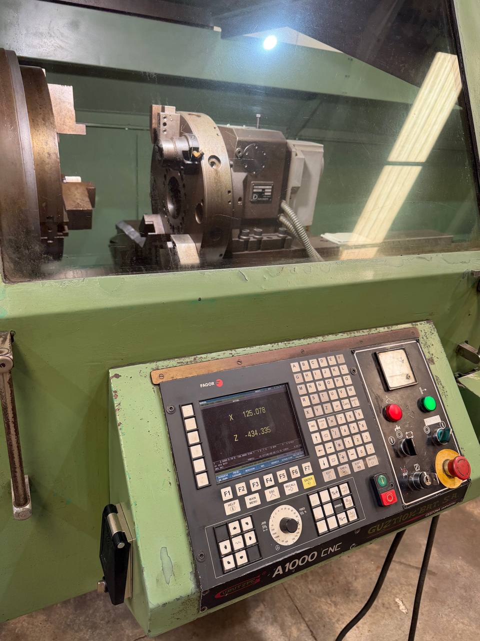 Gurutzpe A1000 CNC Lathe 3000 mm with Fagor 8037 Control - Image 5