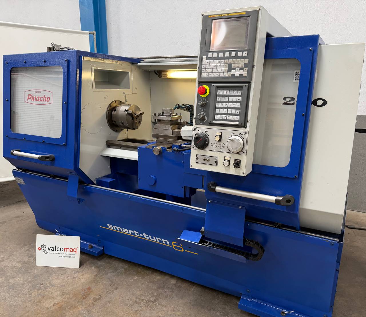 Pinacho Smart Turn 6 CNC Lathe 200 × 1000 mm with Fanuc OI Mate TC - Image 3